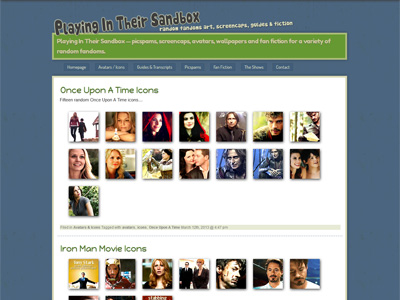 Playing In Their Sandbox website