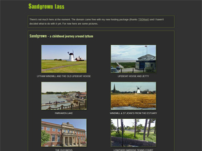 Sandgrown Lass website