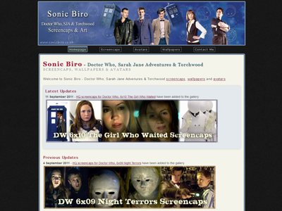 Sonic Biro - Doctor Who Image Galleries