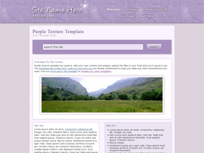 Purple Texture website template