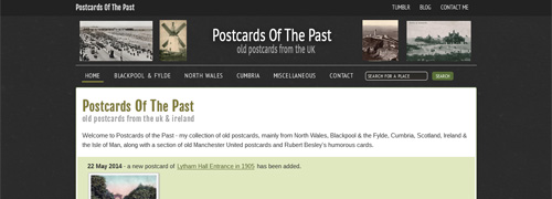 Postcards Of The Past website