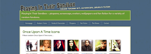 Playing In Their Sandbox website