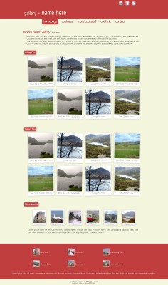 Block Colour website template